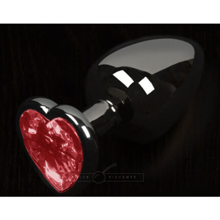 PLUG GRAFITO CORAZON ROJO - S - 001