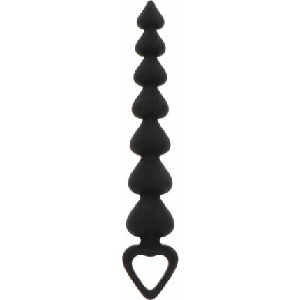 PLUG - HEART BEADS - NEGRO - 001