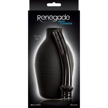 PLUG HINCHABLE LIMPIADOR DE SILICONA NEGRO - 002