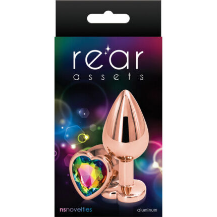 PLUG MEDIANO CORAZON - REAR ASSETS - ORO ROSADO - 002