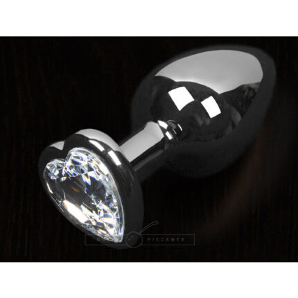 PLUG METAL CORAZON CRISTAL - S - 001