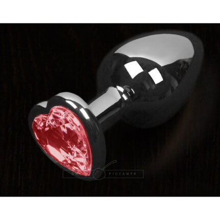 PLUG METAL CORAZON ROJO - S - 001