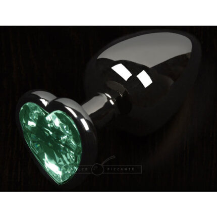 PLUG METAL CORAZON VERDE - S - 001