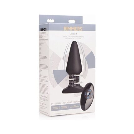 PLUG MODELO R TACTO SUAVE NEGRO - 002