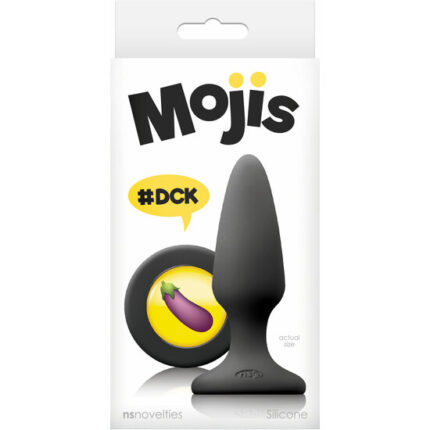 PLUG SILICONA MEDIANO - MOJIS DCK - BERENJENA - NEGRO - 002