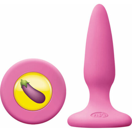 PLUG SILICONA ROSA - MOJIS DCK MINI - BERENJENA - 001