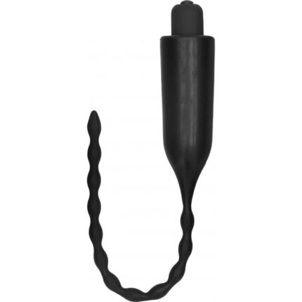 PLUG URETRAL CON E-ESTIMULACIÓN Y VIBRACIÓN - NEGRO - 001