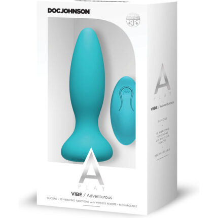 PLUG VIBRADOR ADVENTUROUS - AQUA - 002