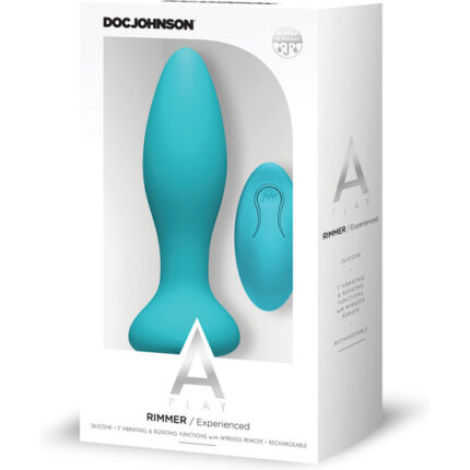 PLUG VIBRADOR RIMMER EXPERIENCED - AQUA - 002