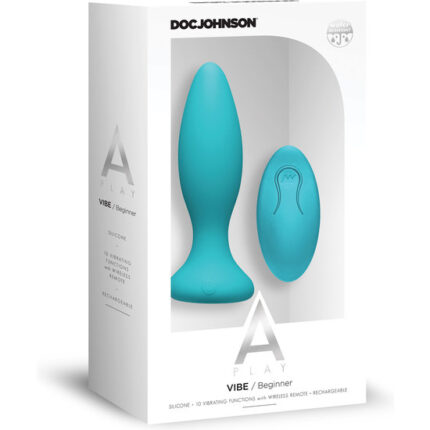 PLUG VIBRADOR VIBE BEGINNER - AQUA - 002