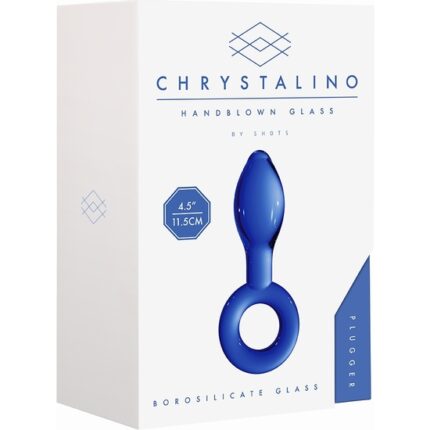 PLUGGER DILDO AZUL - 002