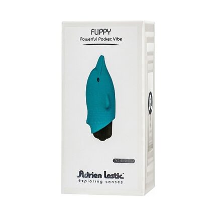 POCKET DOLPHIN VIBRADOR DE SILICONA - AZUL - 002