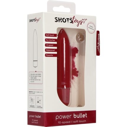 POWER BULLET - BALA VIBRADORA - ROJO - 002