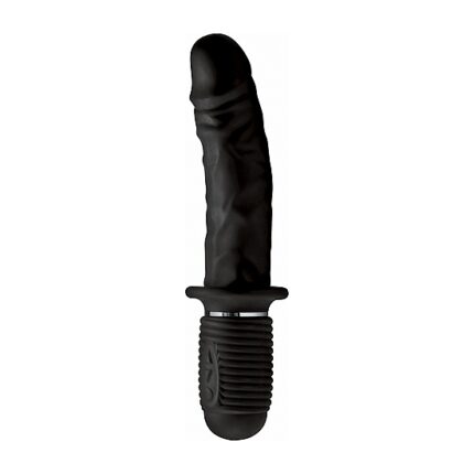 POWER POUNDER PENE VIBRADOR DE SILICONA - NEGRO - 001