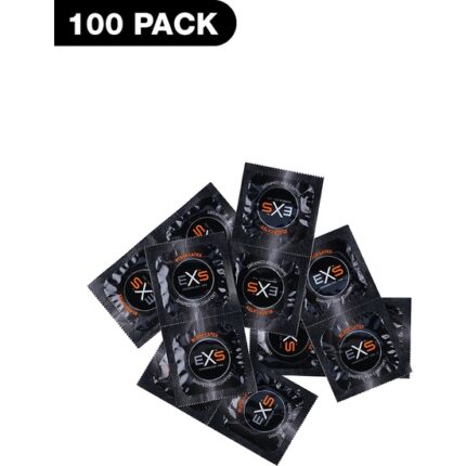 PRESERVATIVOS EXS BLACK LATEX - 100 PACK - 001