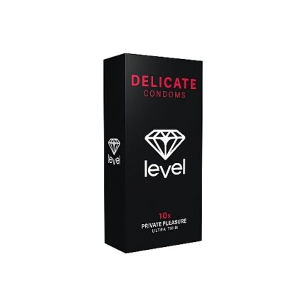 PRESERVATIVOS LEVEL DELICATE CONDOMS - 10UDS - 001