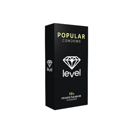 PRESERVATIVOS LEVEL POPULAR CONDOMS - 10UDS - 001