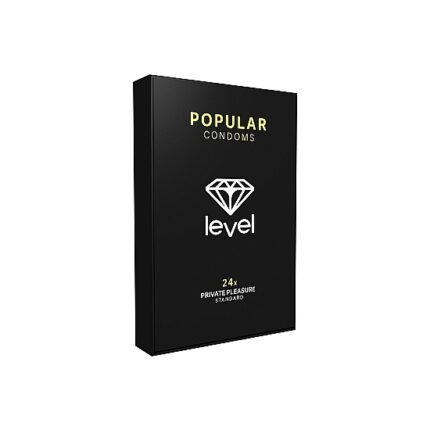 PRESERVATIVOS LEVEL POPULAR CONDOMS - 24UDS - 001