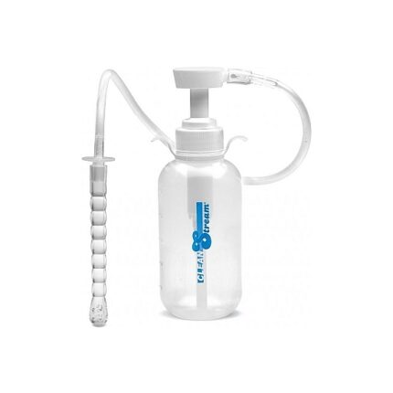 PUMP ACTION ENEMA BOTELLA CON DOSIFICADOR - TRANSPARENTE - 001