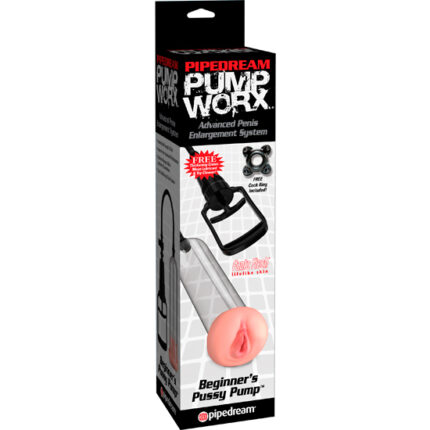 PUMP WORX BOMBA DE ERECCION CON VAGINA PARA PRINCIPIANTES - 001