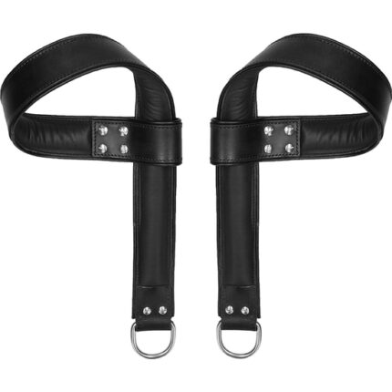 PUÑOS DE SUSPENSION SILLIN CUERO DE MANOS Y PIES - NEGRO - 002