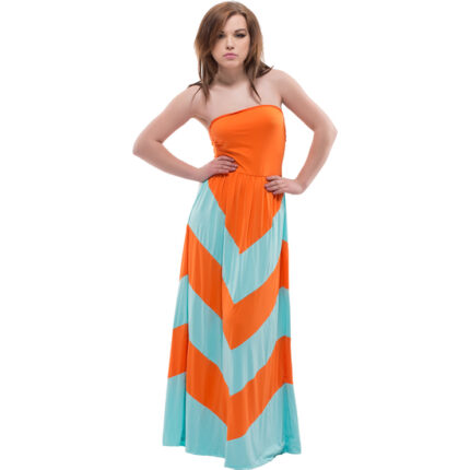 PURPURA CONCEPT VESTIDO CORATO NARANJA - 001