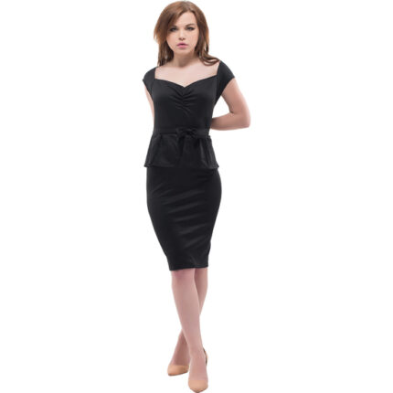 PURPURA CONCEPT VESTIDO MAGLIE NEGRO - 001