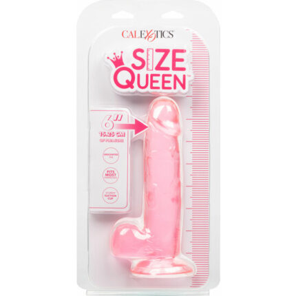 QUEEN SIZE PENE GELATINA 20CM - ROSA - 002