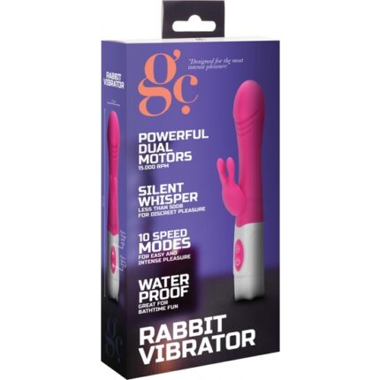 RABBIT VIBRADOR RAMPANTE - ROSA - 002
