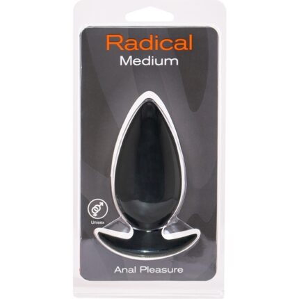 RADICAL - PLUG ANAL - MEDIO - NEGRO - 002