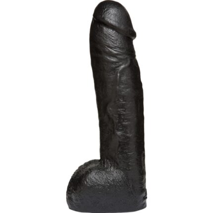REALISTIC HUNG PENE 30 CM NEGRO - 001