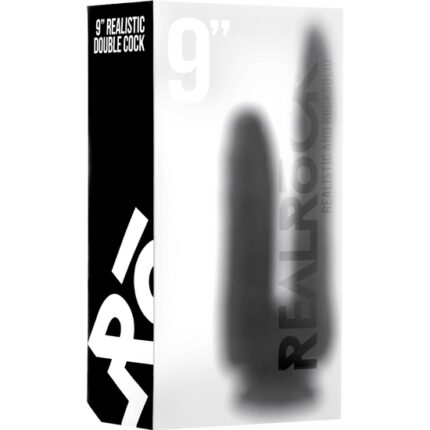 REALROCK PENE DOBLE 23CM - NEGRO - 002