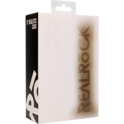 REALROCK PENE REALÍSTICO 20 CM - NEGRO - 002
