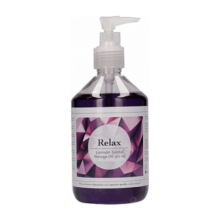 RELAX ACEITE DE MASAJE 500ML - LAVANDA PERFUMADA - 001