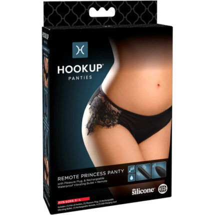 REMOTE PRINCESS PANTY OS - NEGRO - 002