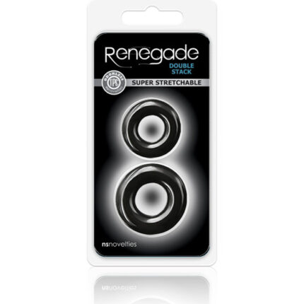 RENEGADE DOUBLE STACK KIT DE 2 ANILLOS - NEGRO - 002