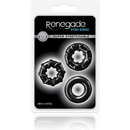 RENEGADE DYNO KIT DE ANILLOS - NEGRO - 002