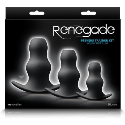 RENEGADE PEEKER KIT DILATADORES ANALES - NEGRO - 002