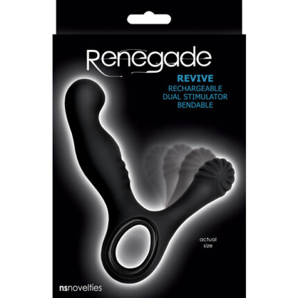 REVIVE MASAJEADOR DE PRÓSTATA NEGRO - 002