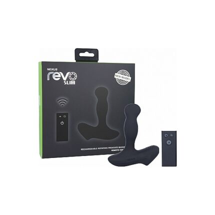 REVO SLIM MASAJEADOR DE PRÓSTATA CON CONTROL REMOTO - NEGRO - 002