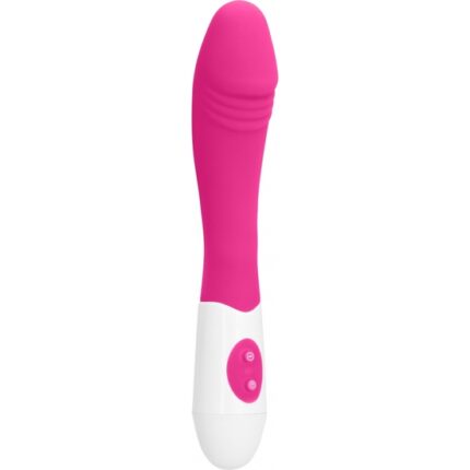 RIBBED VIBRADOR SILICONA ROSA - 001