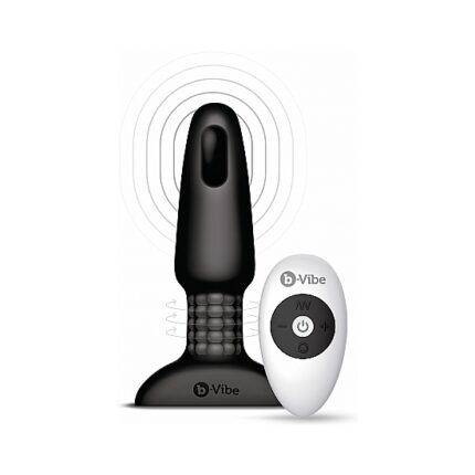 RIMMING PLUG 2 VIBRADOR CON MANDO - NEGRO - 001