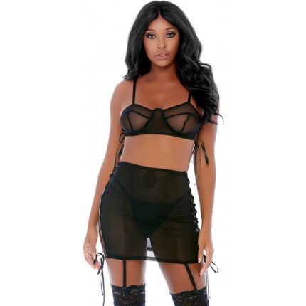 RING IT ON CHEMISE CONJUNTO NEGRO - 001