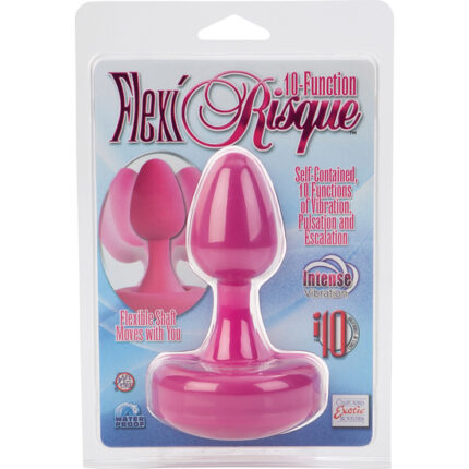 RISQUE PLUG FLEXIBLE 10 VELOCIDADES ROSA - 002
