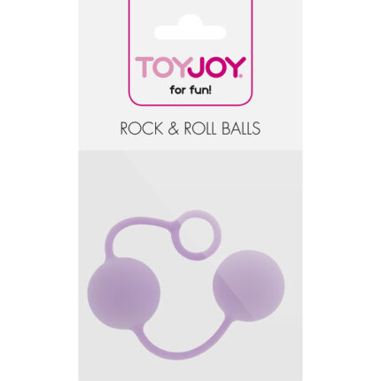 ROCK AND ROLL BOLAS CHINAS LILA - 002