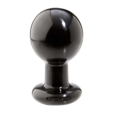 ROUND BUTT PLUG - LARGE - NEGRO - 001