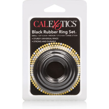 RUBBER RING KIT 3 3 ANILLOS NEGRO - 002