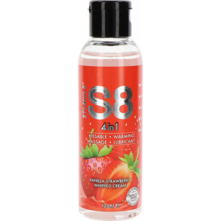 S8 4-IN-1 DESSERT LUBE  125ML - FRESA - 002