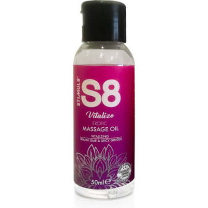 S8 ACEITE DE MASAJE VITALICE: LIMA OMANI Y JENGIBRE PICANTE - 50ML - 001