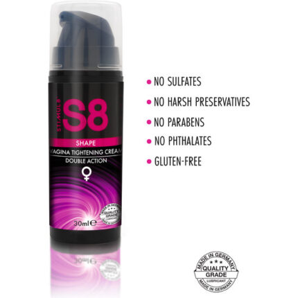 S8 CREMA ACCIÓN DE ESTRECHAMIENTO VAGINAL 30ML - 002